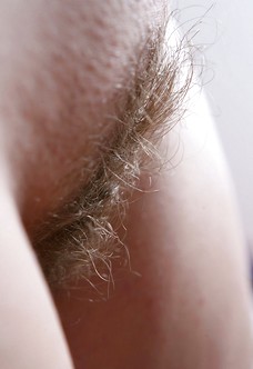 Aussie amateur Amelie spreading hairy pussy